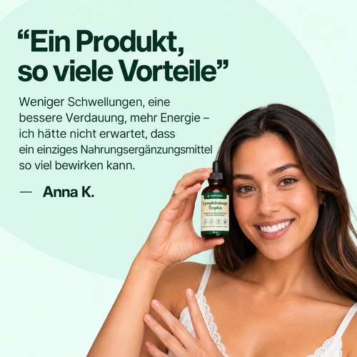 Lymphoria™ - Weniger Schwellung in nur 14 Tagen